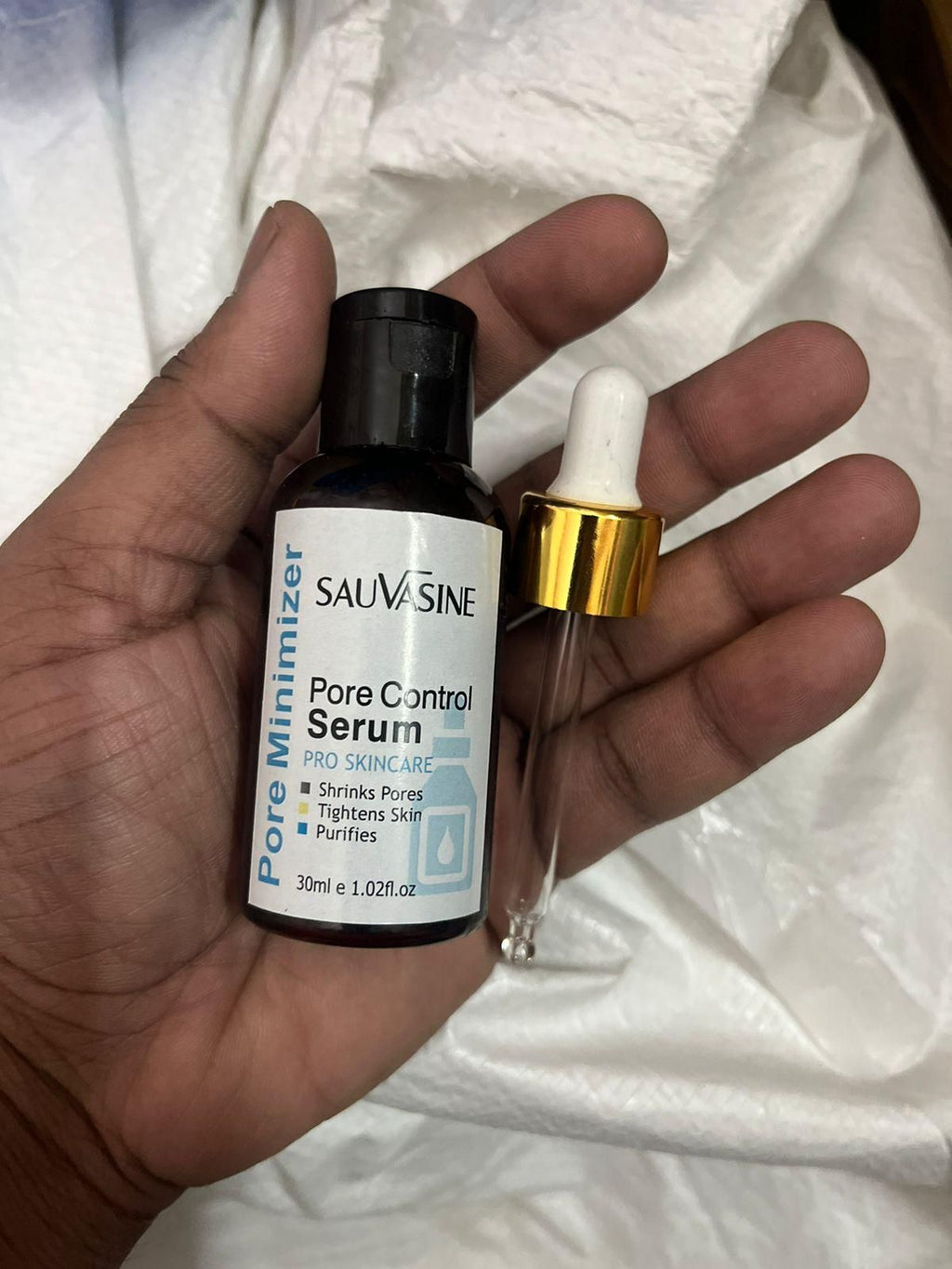 SauvAsine Pore Control Pro Serum- Minimize, Tighten & Glow