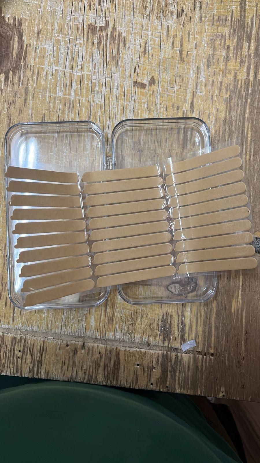 3 Fold Transparent Nail Organizer Case