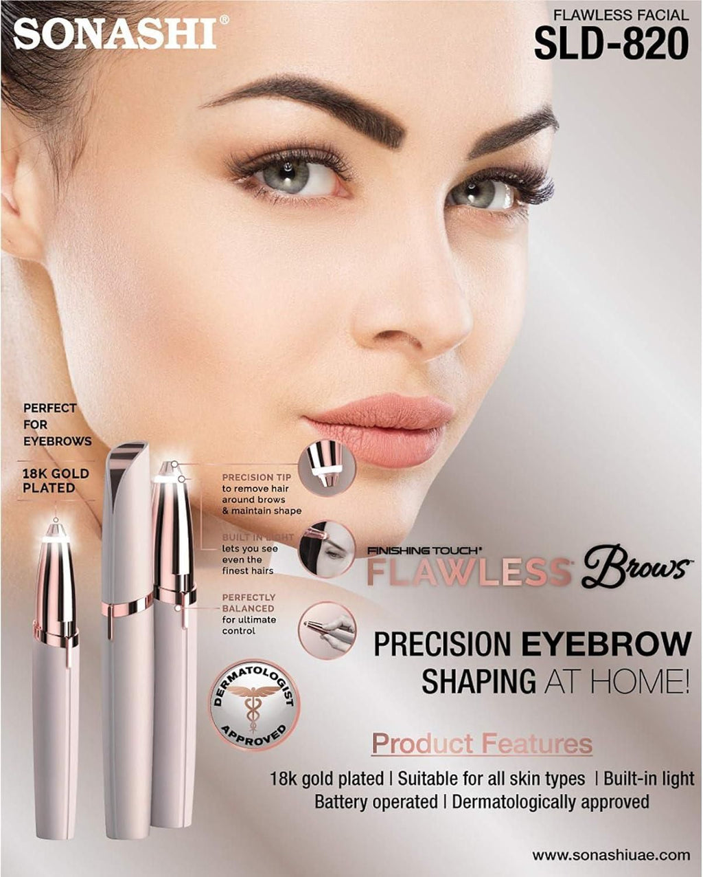 Velmora Flawless Eyebrow Trimmer for Women