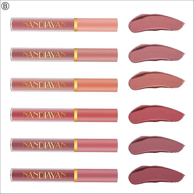Liquid Lipstick Set of 6 (Shade A)