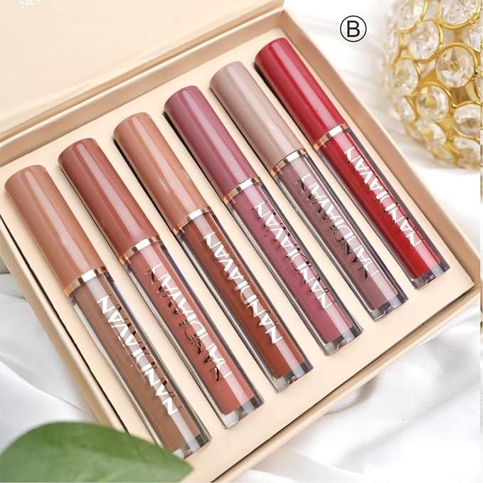 Liquid Lipstick Set of 6 (Shade A)